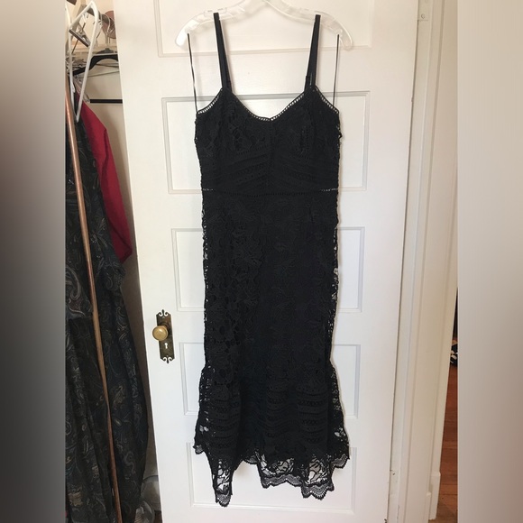 Slim lace midi dress Anthropologie - Picture 4 of 11